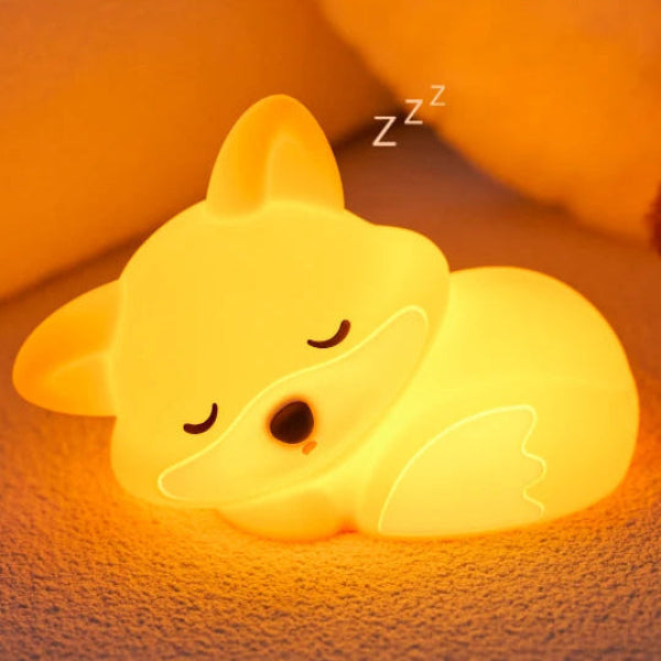 Cute Silicone LED Night Light for Kids with Touch Sensor – Portable Nursery Night Lamp 2