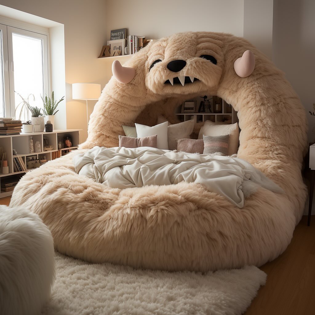 Soft Big Stuffed Animal Beds