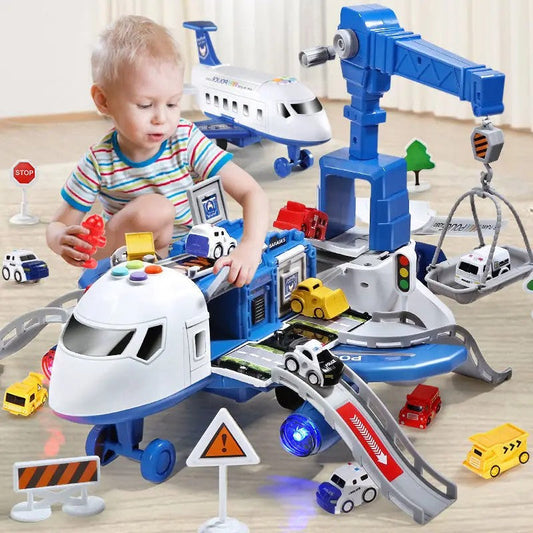 Big Kids Plane Playset with Lights, Sounds and Action - Pexav