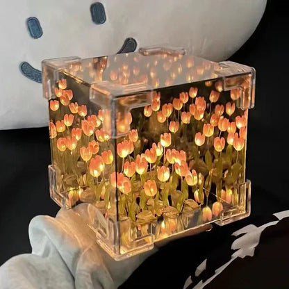 DIY Tulip Lamp with Soft Lighting – Elegant Design for Stress Relief and Relaxation, Perfect Home Decor and Unique Gift Idea 1
