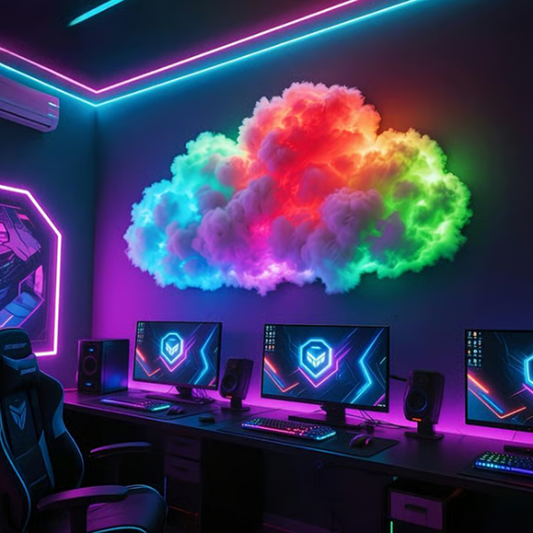 Colorful Cloud LED Night Light Decoration - Pexav