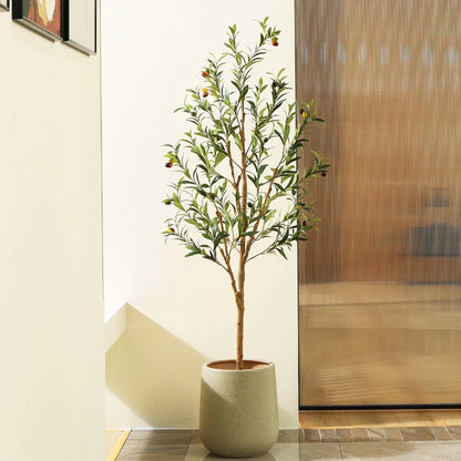 Artificial Green Olive Plant