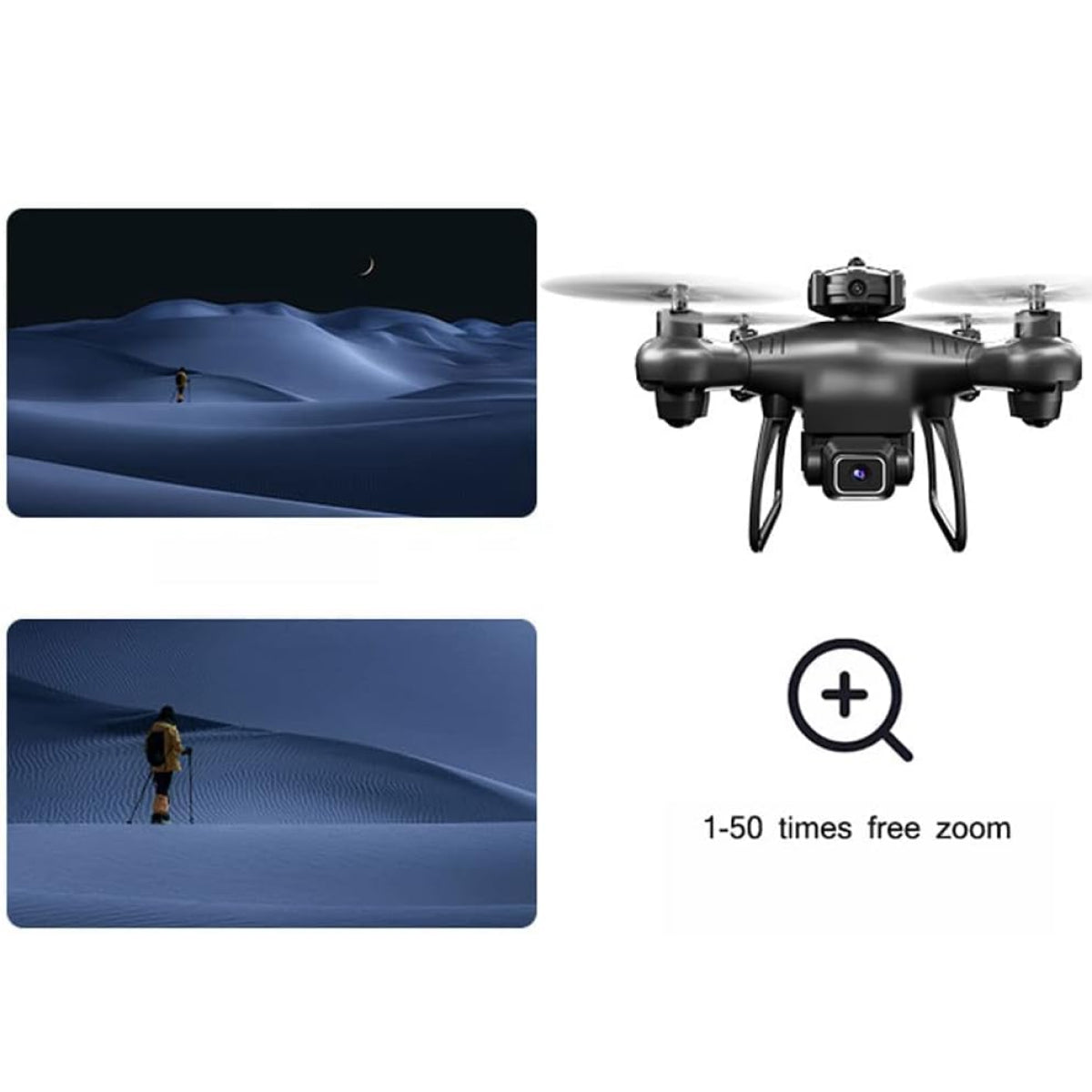 4K HD Drone with Dual Camera and Collision Avoidance