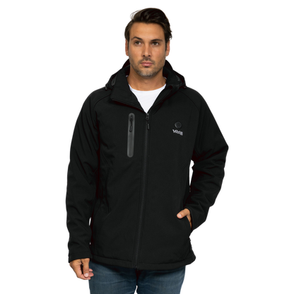 Warm Winter Coat for Men with Rechargeable Heat - Pexav