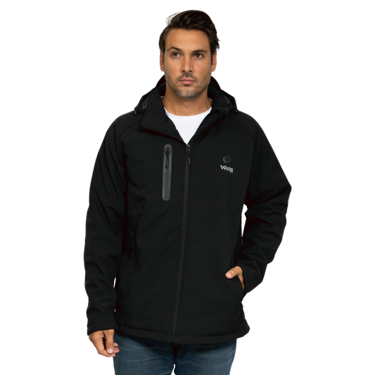 Warm Winter Coat for Men with Rechargeable Heat - Pexav