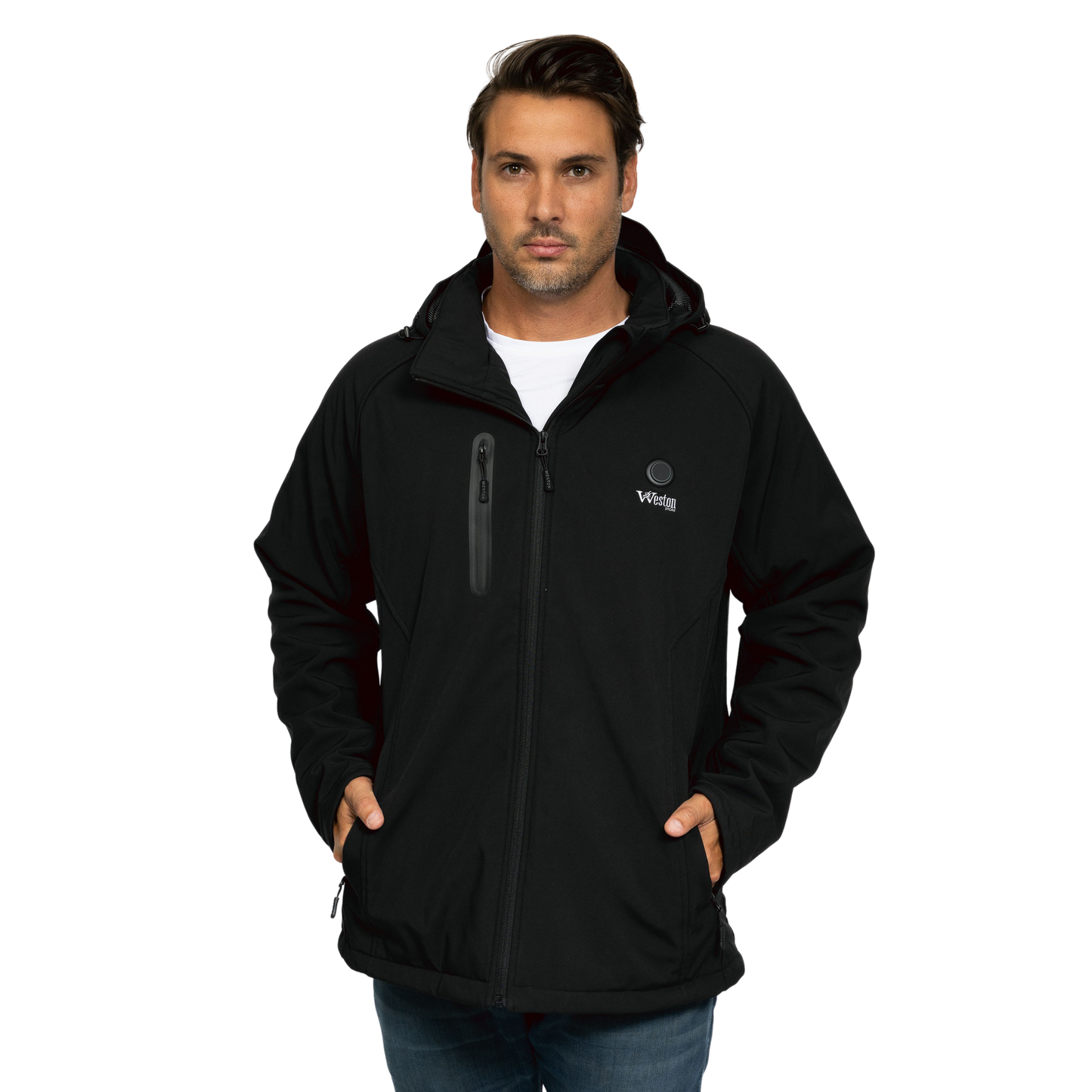 Warm Winter Coat for Men with Rechargeable Heat
