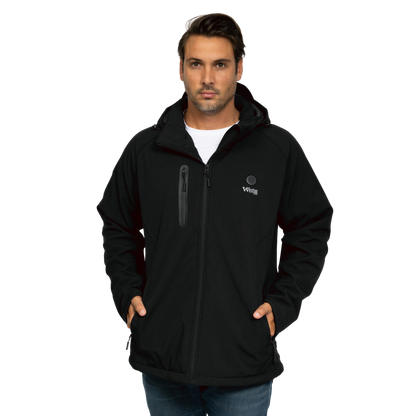 Warm Winter Coat for Men with Rechargeable Heat