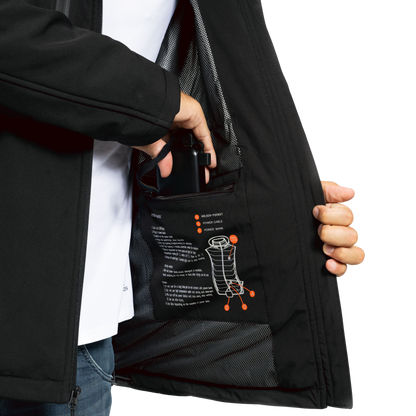 Warm Winter Coat for Men with Rechargeable Heat