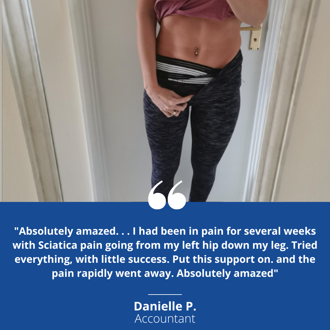 Comfortable Back Support Brace for Lower Back Pain Relief