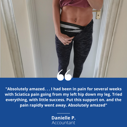 Comfortable Back Support Brace for Lower Back Pain Relief