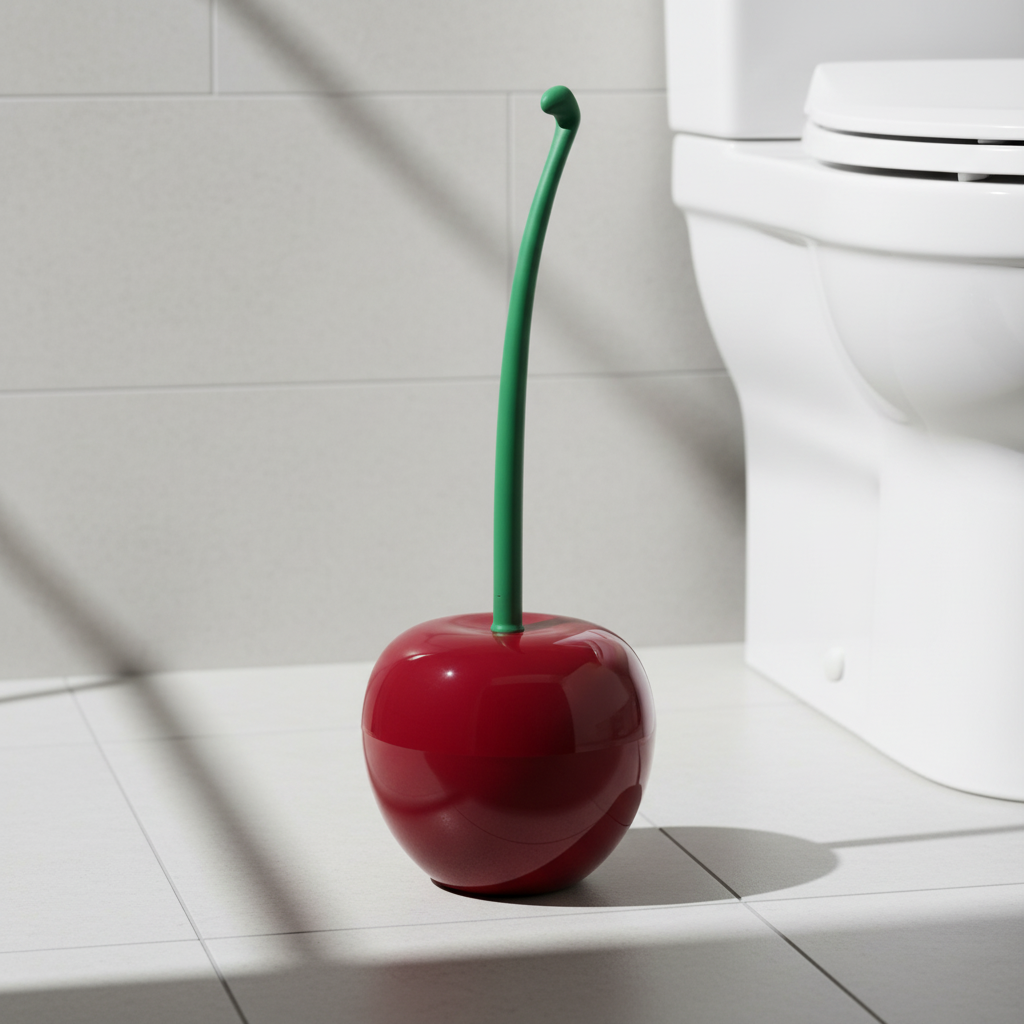 Toilet Brush with Soft Bristles CherryCleanse - Pexav