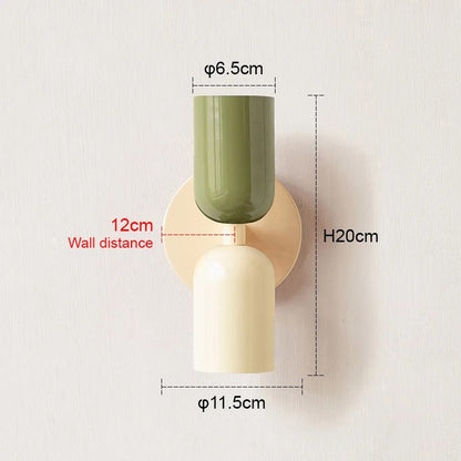 Designer Macaron Wall Light for Living Room