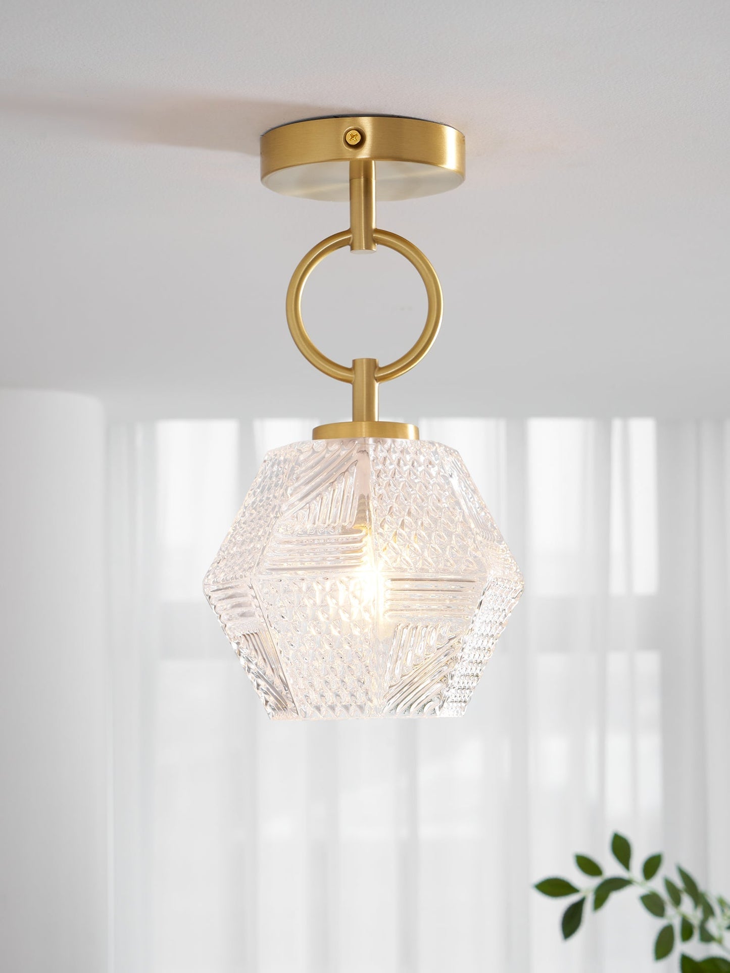 Luxurious Crystal Overhead Lamp