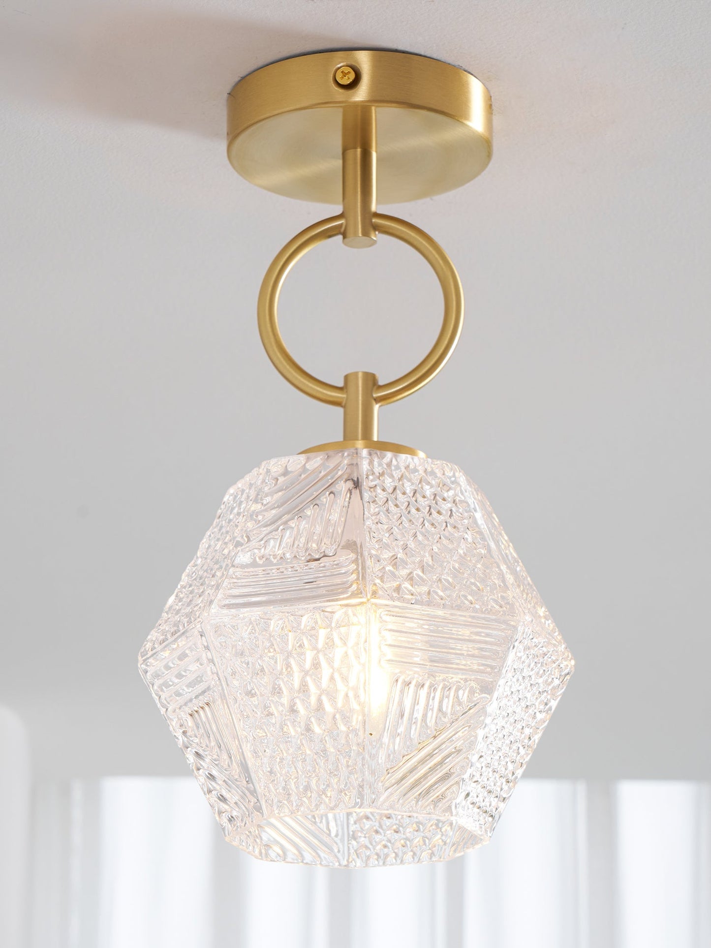 Luxurious Crystal Overhead Lamp
