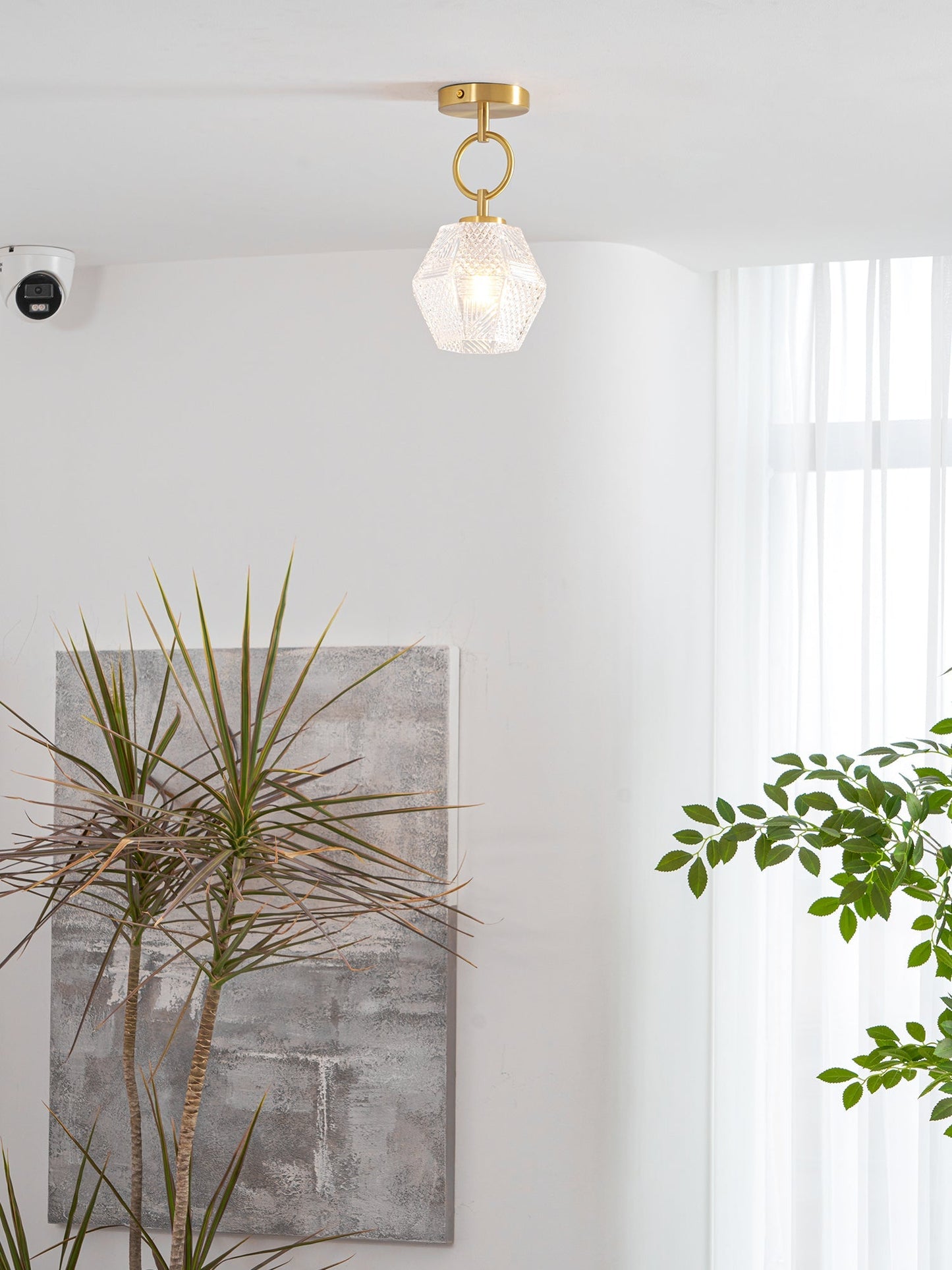 Luxurious Crystal Overhead Lamp