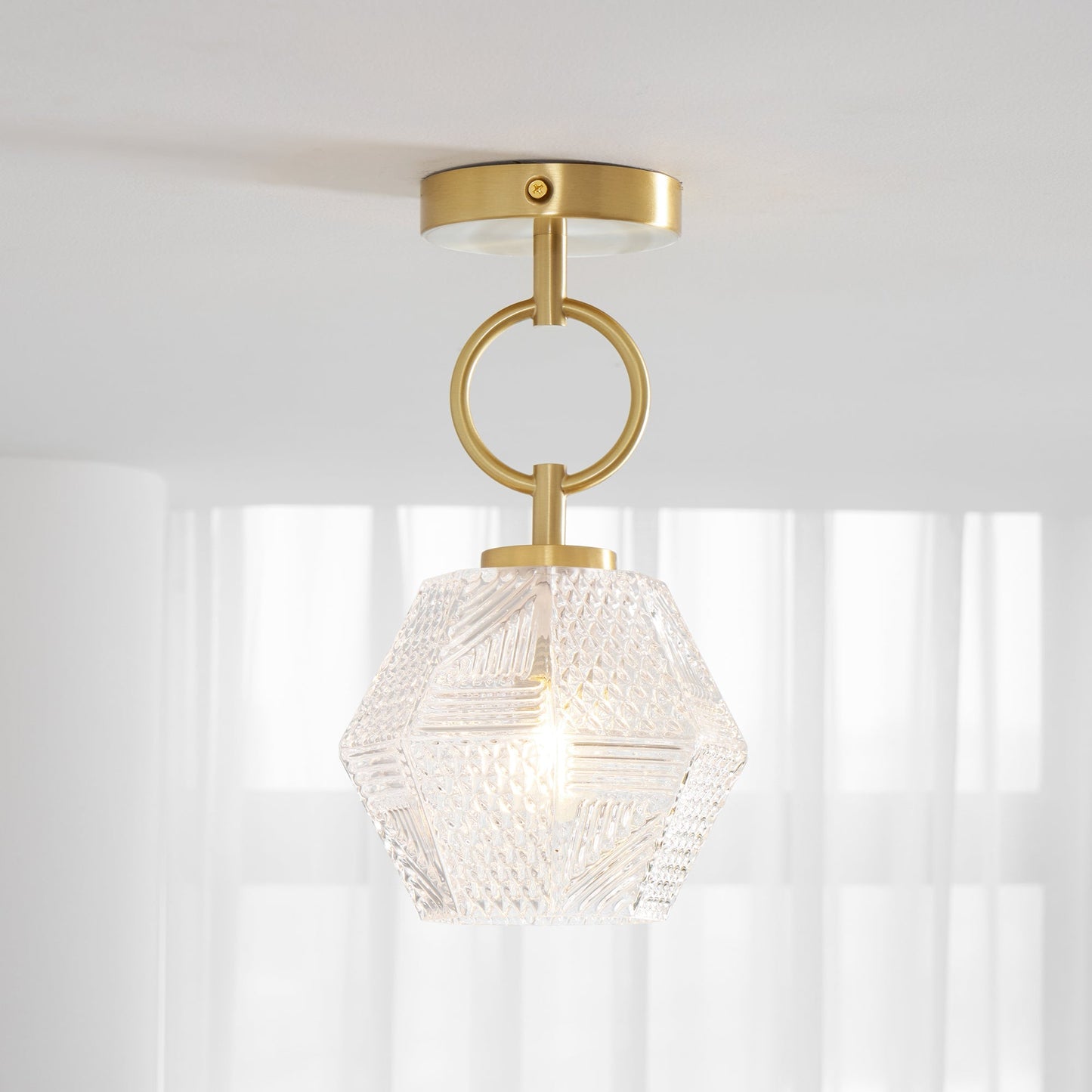 Luxurious Crystal Overhead Lamp