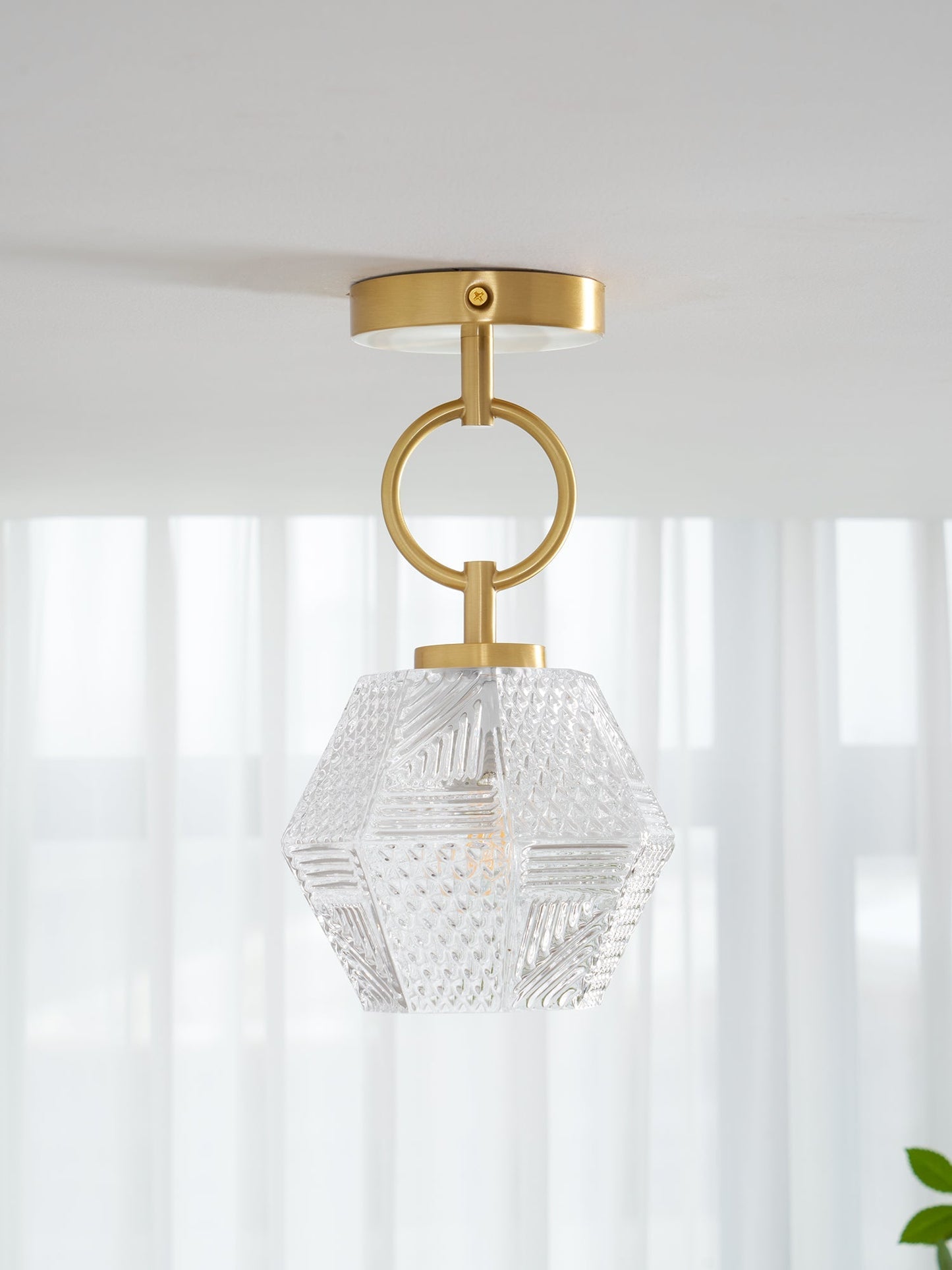 Luxurious Crystal Overhead Lamp