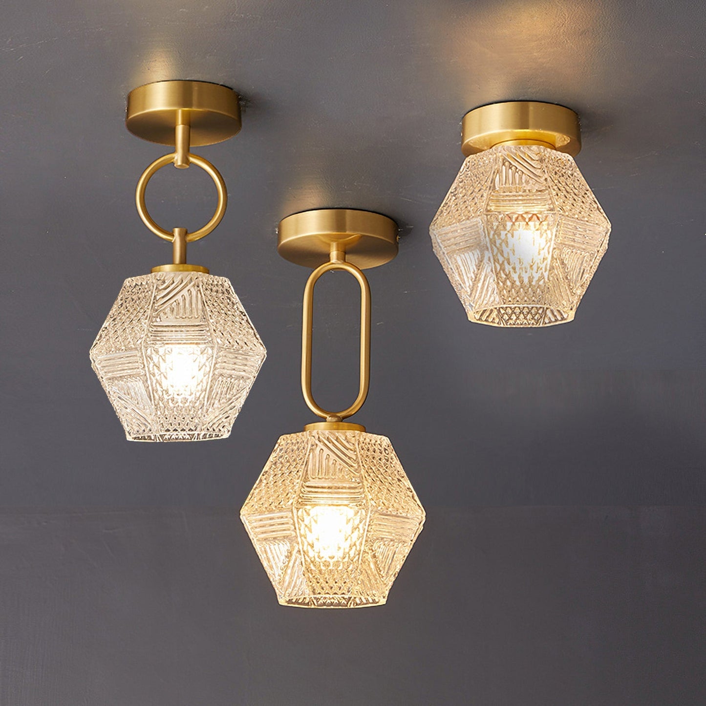 Luxurious Crystal Overhead Lamp