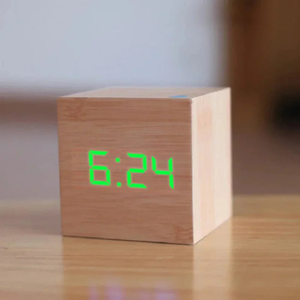 Small Digital LED Clock Radio Alarm