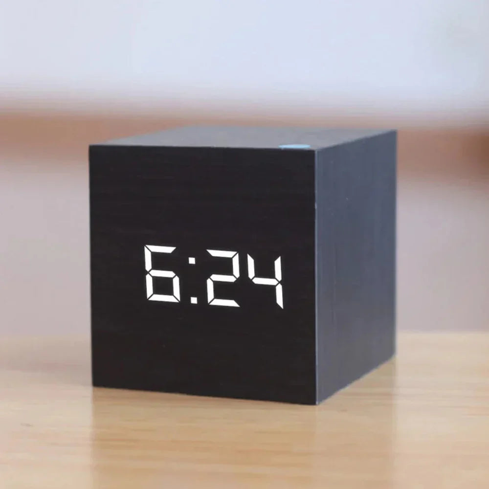 Small Digital LED Clock Radio Alarm