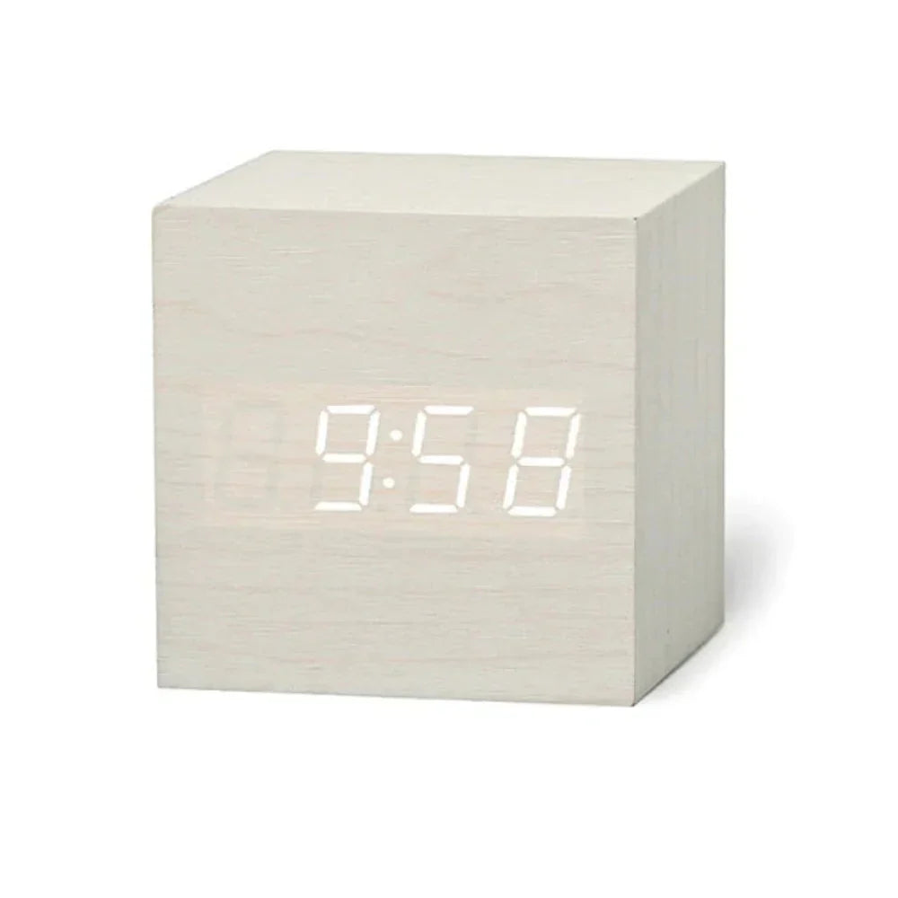 Small Digital Clock with Dimmable Light and Snooze