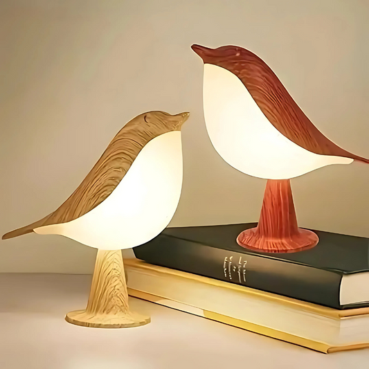 Colorful LED Bird Table Lamp with Fragrance Diffuser - Pexav
