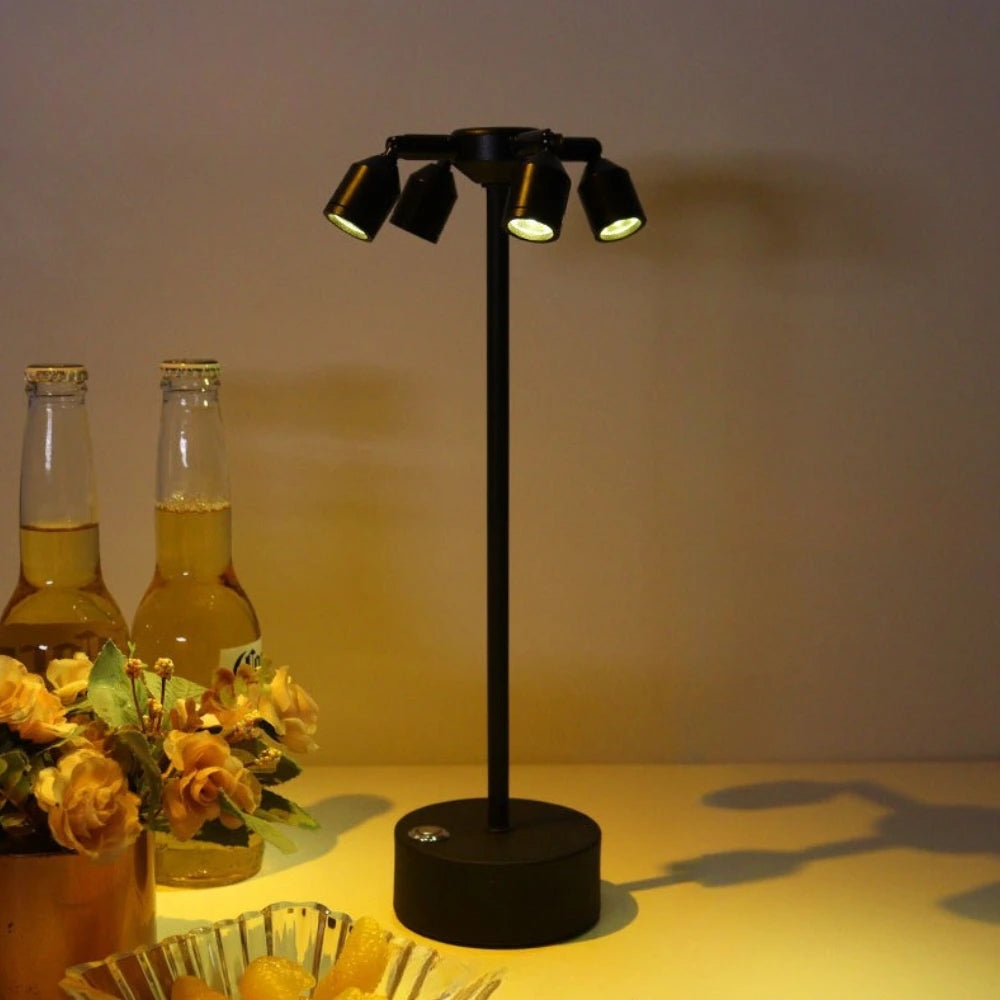Dimmable Cordless Table Lamp with Touch Control – 360° Rotatable Lighting 2