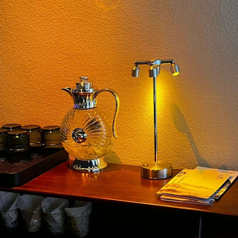 Dimmable Cordless Table Lamp with Touch Control – 360° Rotatable Lighting 3