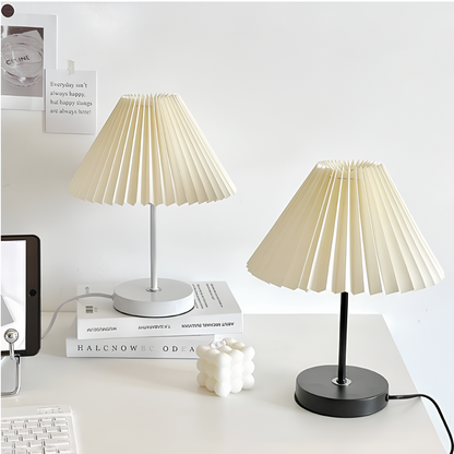 Dimmable Fabric Table Lamp with Iron Base – Elegant Bedside Lamp for Home and Office, Versatile Lighting for Tables and Desks 8