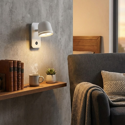 Adjustable Brightness LED Wall Lamp with Flexible Arm - Pexav