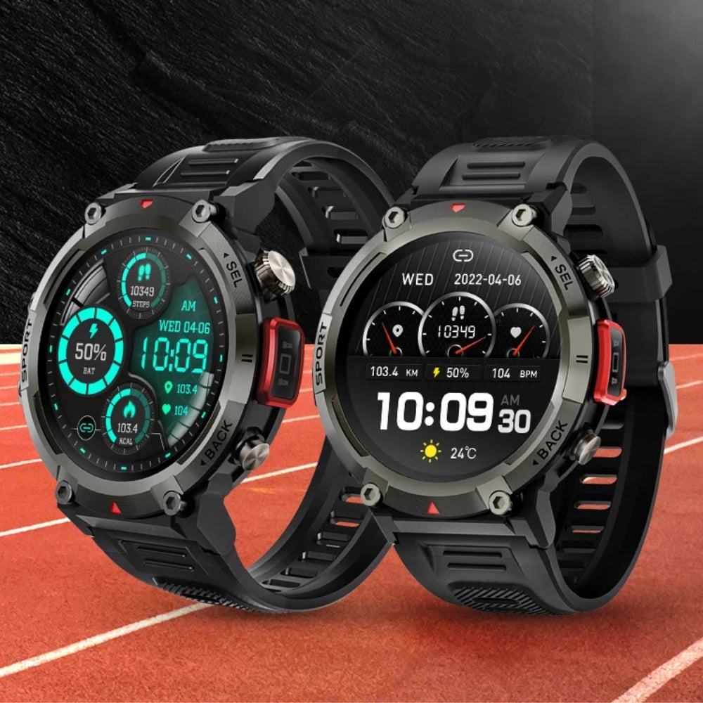 Rugged Waterproof Fitness Smartwatch - Pexav