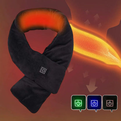 Warm Rechargeable Faux Fur Neck Scarf - Pexav