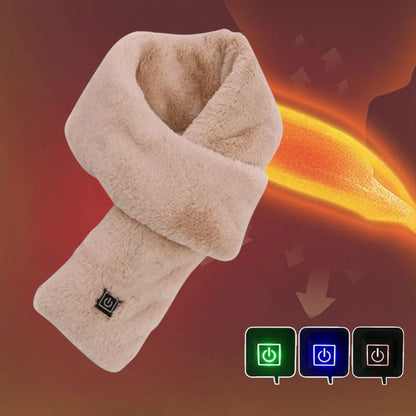 Warm Rechargeable Faux Fur Neck Scarf