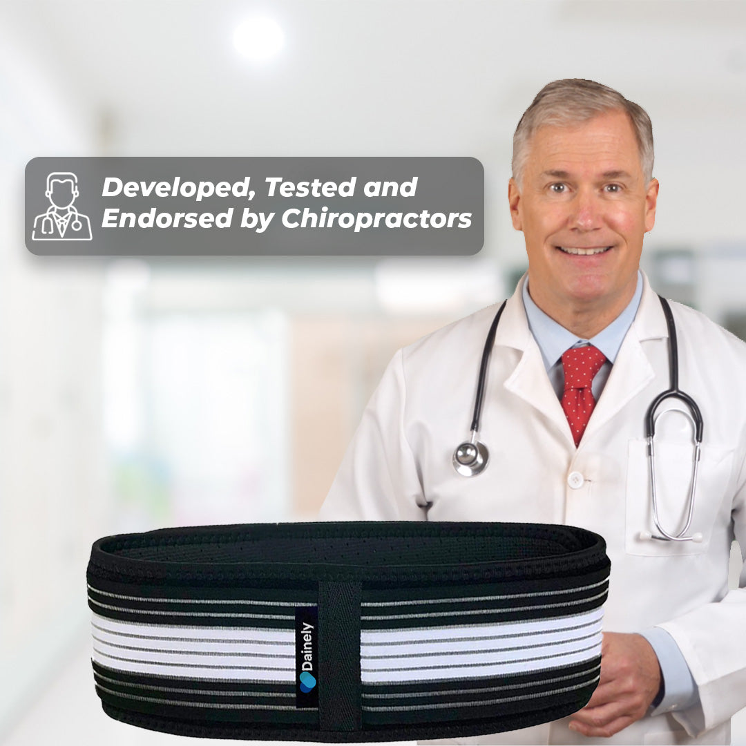 Comfortable Back Support Brace for Lower Back Pain Relief