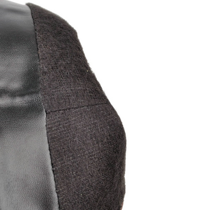 Stylish Vegan Leather Zip Ankle Boots