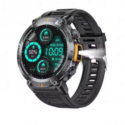 Rugged Waterproof Fitness Smartwatch