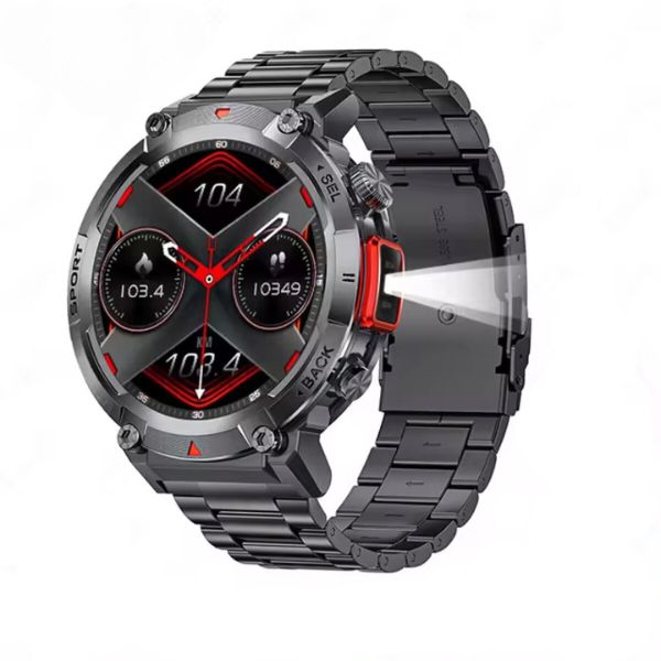 Rugged Waterproof Fitness Smartwatch