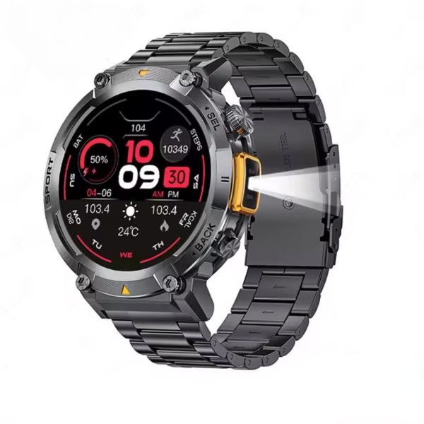 Rugged Waterproof Fitness Smartwatch