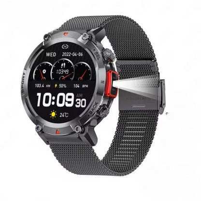Rugged Waterproof Fitness Smartwatch