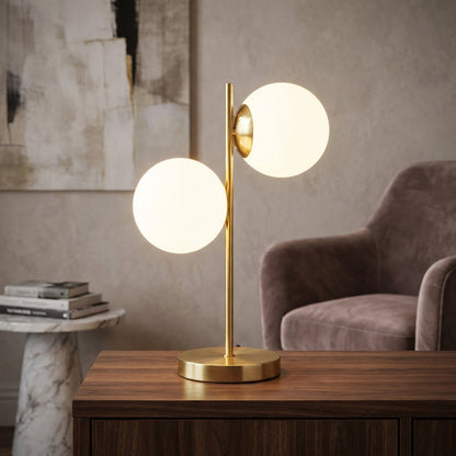 Classic Double Sphere Table Lamp - Pexav