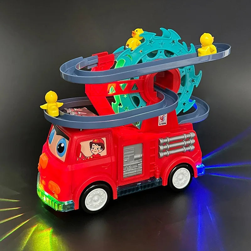 Duck Climbing Toy with Lights, Music, Duck Ladder, Develop Motor and Cognitive, Safe for Ages 6 month+