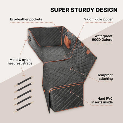 Waterproof Pet Car Seat Protector Cover