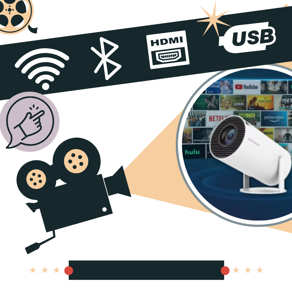 Compact 4K High Definition Projector