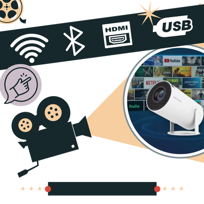 Compact 4K High Definition Projector
