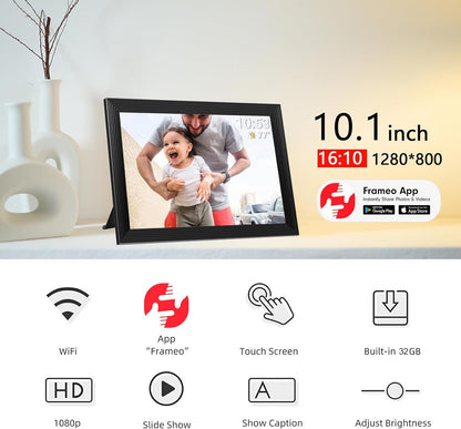 Clear Digital Photo Frame With Video and Camera
