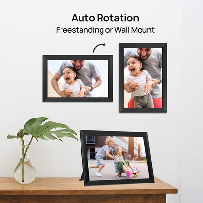 Clear Digital Photo Frame With Video and Camera