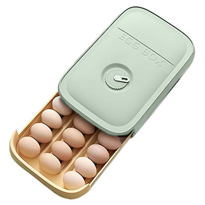 Space Saving Plastic Egg Container