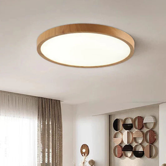Stylish Round LED Ceiling Lamp Adjustable Brightness - Pexav