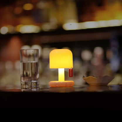 Compact Battery Table Lamp Small Ambient Light