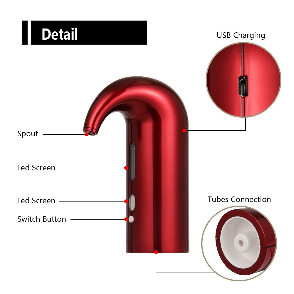 Automatic Wine Pump Aerator Pourer Setter